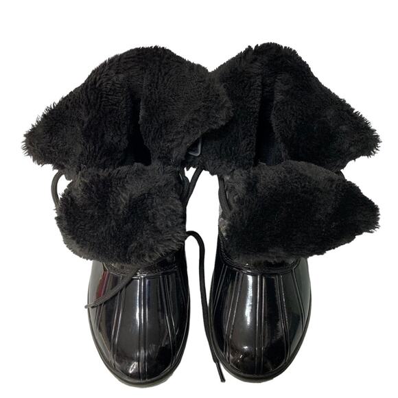 Bass Heritage Collection Winter Snowbird Boots Black Gray Purple Plaid S… - Picture 5 of 16